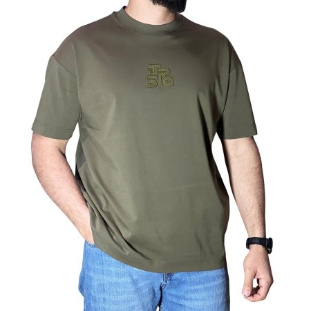 OVER SIZE TERTURE URBANT T-SHEIRT - OLV