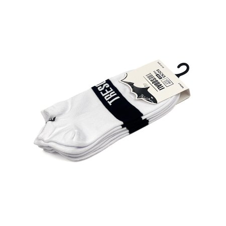 TRESQUALI low cut socks-3 pairs white for men