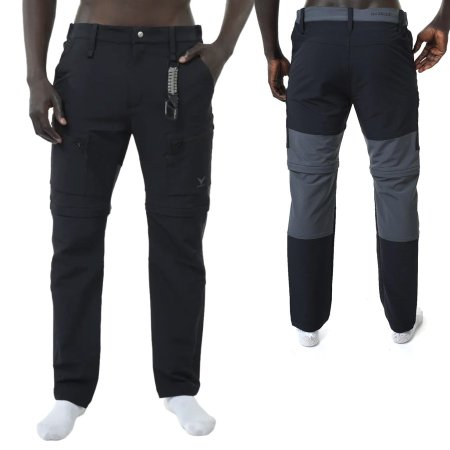 Gazelle strech pants 4 way Black/Gray