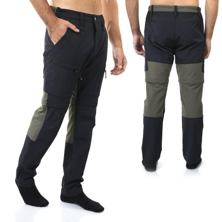 Gazelle strech pants 4 way Black/Khaki