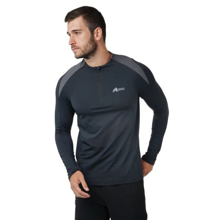 TRESQUALI zip sport top black